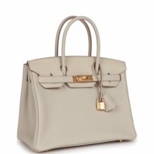 Hermes Birkin 30 Beton Togo and Swift Gold Hardware
