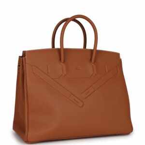 Hermes Birkin 35 Shadow Gold Swift Palladium Hardware
