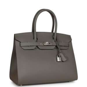 Hermes Birkin 30 Sellier Gris Meyer Epsom Palladium Hardware