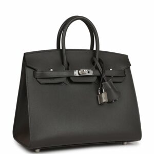 Hermes Birkin 25 Sellier Gris Meyer Madame Palladium Hardware