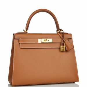 Hermes Kelly 28 Sellier Gold Madame Gold Hardware