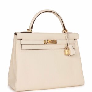 Hermes Kelly 32 Retourne Nata Clemence Gold Hardware