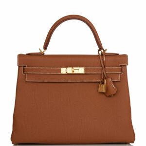 Hermes Kelly 32 Retourne Gold Togo Gold Hardware