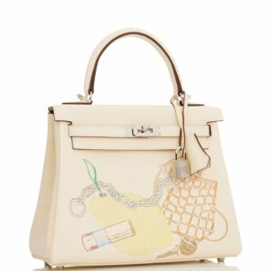 Hermes Kelly 25 Retourne In & Out Nata Swift Palladium Hardware