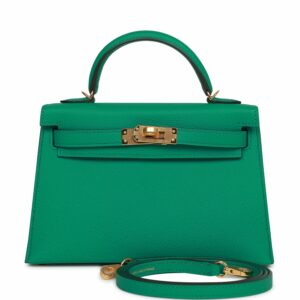 Hermes Kelly 20 Sellier Vert Jade Epsom Gold Hardware Payment 4