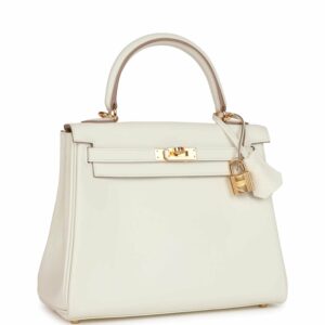 Hermes Kelly 25 Retourne Mushroom Swift Gold Hardware