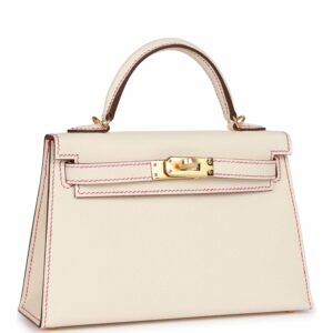 Hermes Special Order (HSS) Kelly 20 Sellier Nata Verso Epsom Gold Hardware
