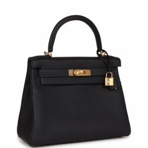 Hermes Kelly 28 Retourne Caban Togo Gold Hardware