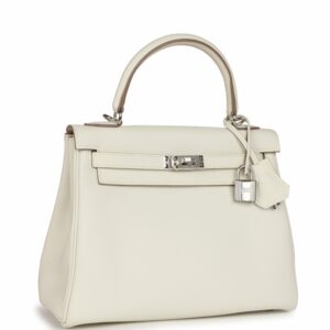 Hermes Kelly 25 Retourne Mushroom Togo Palladium Hardware