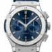 Hublot Classic Fusion Blue Sunray Dial Titanium Automatic Mens Watch 521.nx.7170.lr