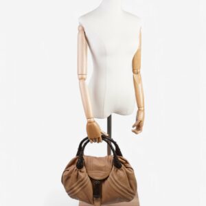 Fendi Spy Hobo Tan / Brown Leather