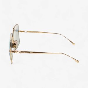 Fendi Aviator Sunglasses Gold Base Metal 145mm
