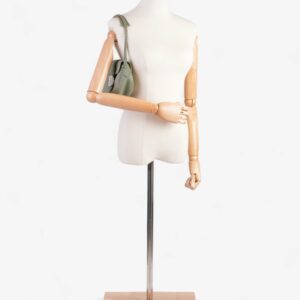 Fendi Salleria Flap Olive Green Leather