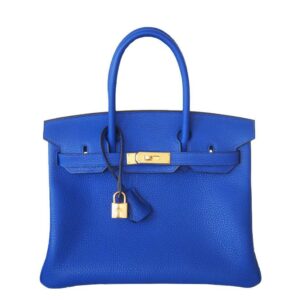 Hermes Birkin 30 Blue Electric Candy Bag