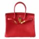 Hermes-Birkin-30-Rouge-Casaque-Used-Front-Open