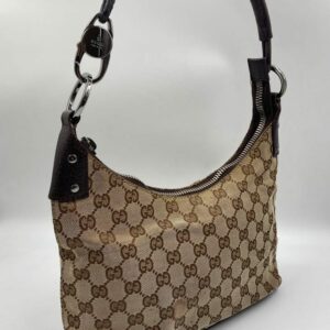 Gucci New Logo Canvas Shoulder Bag