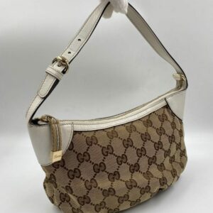 Gucci New Logo Canvas Shoulder Bag