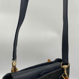 Gucci Black Suede Tote with Bamboo handle