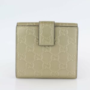 Gold Guccissima Bow Wallet