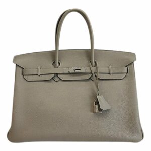 Hermes Birkin 35 Gris Tourterelle Leather