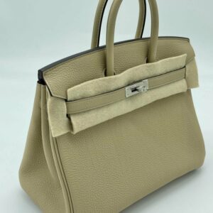 Hermes Birkin 25 Togo Trench / Bougainvillier Palladium Hardware