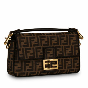 Fendi Zucca Canvas Baguette Bag - Medium