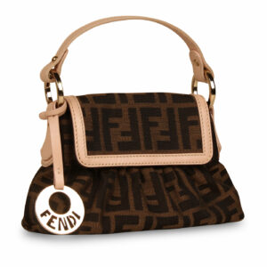 Fendi Zucca Chef Bag - Mini Pink Trim