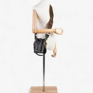 Fendi Mon Tresor Black Calfskin Leather Small