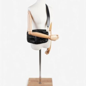 Fendi Beaded Baguette Black Sequin