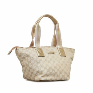 Brown Gucci GG Canvas Web Tote Bag
