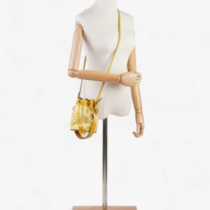 Fendi Mon Tresor Mini FF Vertigo Yellow Canvas