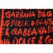 Dolce & Gabbana Silk Scarf Red Logo Print Women Black And Red Other