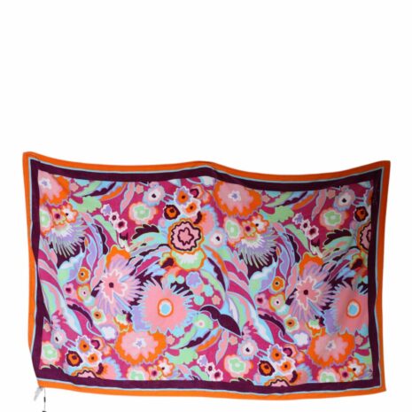 Dolce & Gabbana Floral Beach Towel Women Multicolor Other