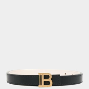 Black Leather B-Belt