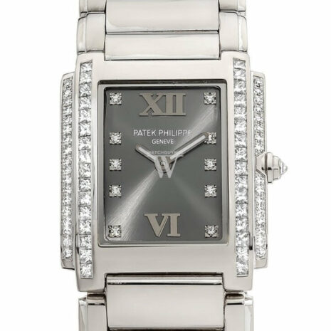 Patek Philippe Twenty Four Gray Dial 30Mm Ladies Watch 4910/20G-010