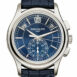 Patek Philippe Complications Blue Dial Annual Calendar Platinum Mens Watch 5905P-001