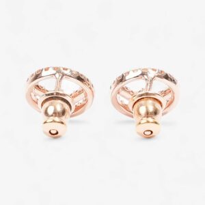 Fendi F Is Fendi Earrings Rose Gold Base Metal