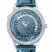 Patek Philippe Complications World Time Automatic Diamond Blue Dial Watch 7130G-014