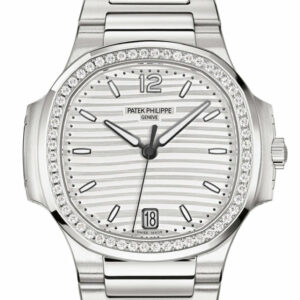 Patek Philippe Nautilus Automatic Diamond Silver Dial Unisex Watch 7118/1200A-010