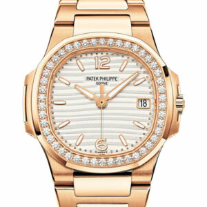 Patek Philippe Nautilus 18kt Rose Gold Diamond Ladies Watch 7010/1R-011  7010-1R-011