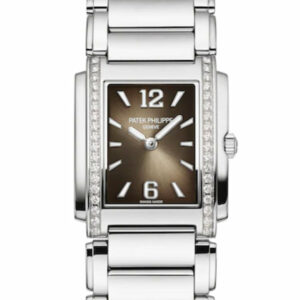 Patek Philippe Twenty four Gray sunburst Dial 30mm Ladies Watch 4910/1200A-010