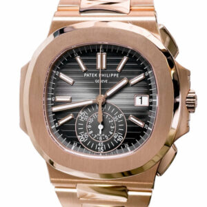 Patek Philippe Nautilus Rose Gold Black Graident Dial Mens Watch 5980/1R-001 New clasp
