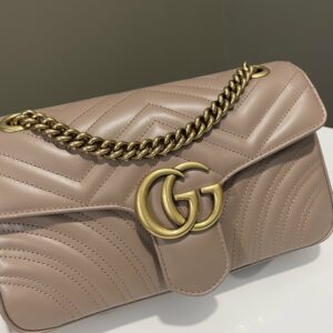 Gucci Marmont Flap Bag Beige
