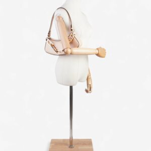 Fendi O Lock Swing Light Rose / Tortoise / Silver Calfskin Leather