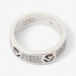 Fendi F is Fendi Ring Silver Base Metal Medium (54mm)