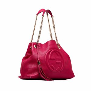 Pink Gucci Soho Chain Tote