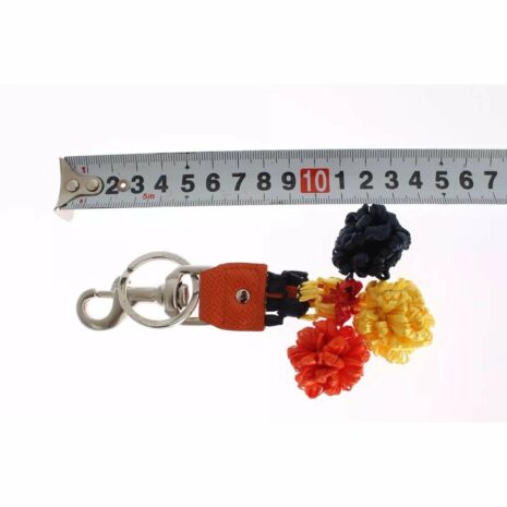 Dolce & Gabbana Raffia Pompom Keychain SIG15033