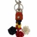 Dolce & Gabbana Dolce Gabbana Keychain Multicolor Raffia Pompoms