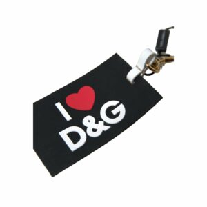 Dolce & Gabbana ilicone Keychain IDG ONE SIZE Gold