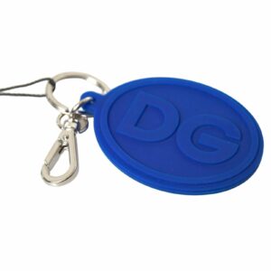 Dolce & Gabbana DG Silicone Keychain ONE SIZE Blue